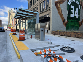 W. Wisconsin Ave. and N. Jackson St. BRT Station