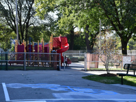 Existing Playground at Riley Dual Language Montessori School