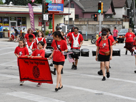 Bay View High School Band at 2024 Bay View 4th of July Parade