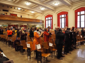 Crowd at Cavalier Johnson Swearing-In Ceremony