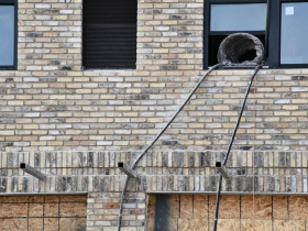 The Corliss Reclaimed Brick Facade