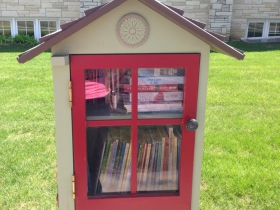 Little Free Library at Saint Luke's Episcopal Church in Bay View.