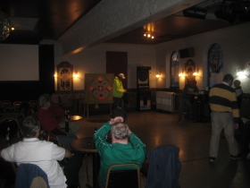 Inside Club Garibaldi.