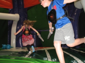 Playing MagneTag at Bounce Milwaukee