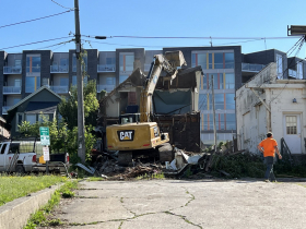 The Backyard Carriage House Demolition