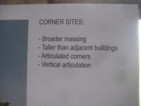Corner sites