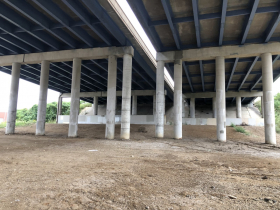 Under Interstate 43/94 at W. Oklahoma Avenue