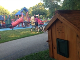Little Free Library in South Shore Park.