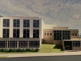 Preliminary rendering of The Redcat redevelopment Preliminary rendering of The Redcat redevelopment