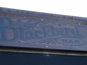 Blackbird Bar Sign.