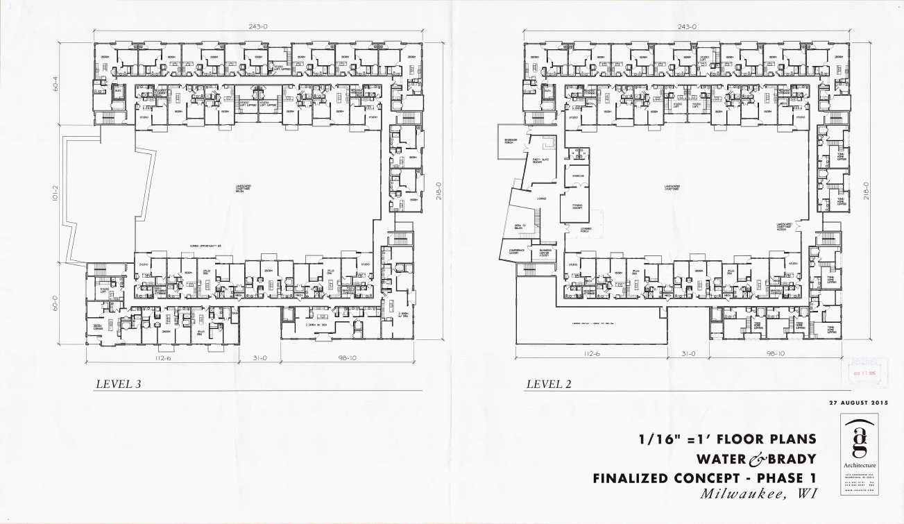 1701 N. Water St. Site Plan