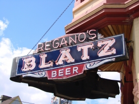 Blatz sign.