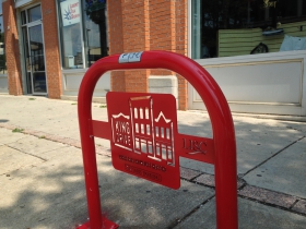 This custom bike staple is located at 2236 N. Dr. Martin Luther King Dr.