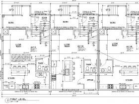 113 W. Lloyd St. Building Plans. Drawing by Patera.