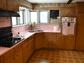 Pre-Renovation Frank Lloyd Wright 3C - Kitchen