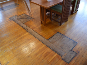 Pre-Renovation Frank Lloyd Wright 3C - Missing Fixtures