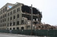 Gallun Tannery demolition from N. Water St.