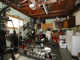 Attached garage