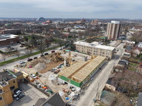 Construction of Cornerstone Village - Highland