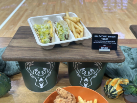 Half-court smash tacos.  Photo by Lauren Hafeman on Oct. 19, 2026. 