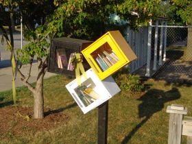 This Little Free Library is located at 2114 E Kenwood Blvd.
