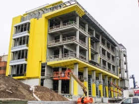 Kenwood Interdisciplinary Research Complex under construction.