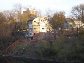 Kane Commons under construction.