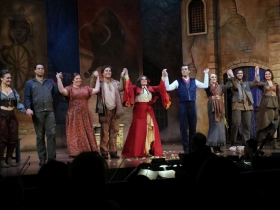 The Tragedy of Carmen cast at curtain call.