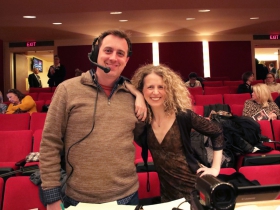 Chad Jung, Lighting Designer and Eugenia Arsenis, Stage Director & Choreographer.