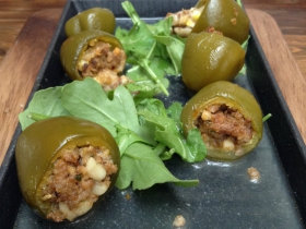 Roasted Stuffed Cherry Peppers