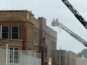 Fire at Lincoln Avenue Elementary School