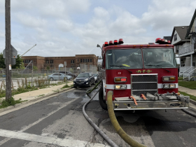 Fire at Lincoln Avenue Elementary School