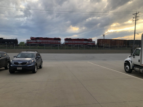 Wisconsin and Southern Railroad Trains on 30th Street Corridor at Century City