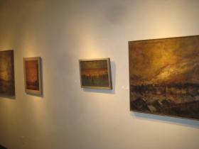Elaine Erickson Gallery the last chance to see Joseph Friebert paintings ensemble.