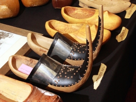 Wooden shoe styles from around the world. Photo by Erol Reyal