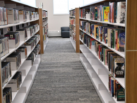 Stacks at MLK Library 