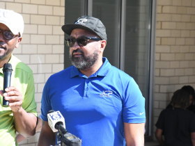 Clifton Phelps at LaMarr Franklin Lofts Ribbon Cutting