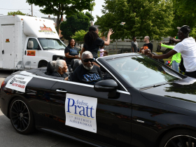 Former Mayor Marvin Pratt in 2023 Juneteenth Parade