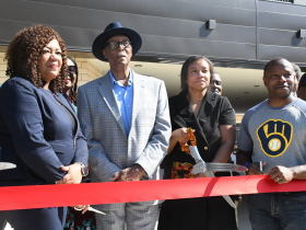 Ribbon Cutting for LaMarr Franklin Lofts