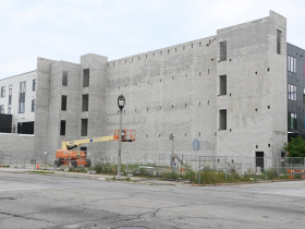 Bronzeville Creative Arts & Tech Hub Before Commercial Component Construction