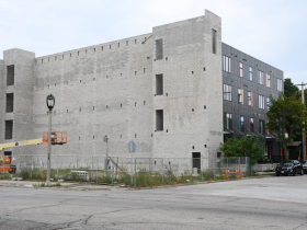 Bronzeville Creative Arts & Tech Hub Before Commercial Component Construction