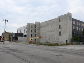Bronzeville Creative Arts & Tech Hub Before Commercial Component Construction