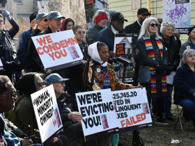 Common Ground Crowd at Highgrove Holdings Press Conference