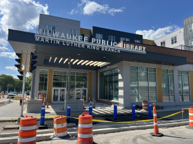 MLK Library Entrance