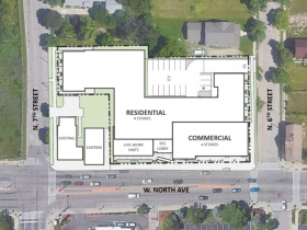 Bronzeville Creative Arts & Tech Hub Site Plan