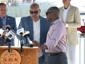 Mayor Cavalier Johnson and Council President José G. Pérez