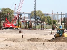 Pile Driving at South Harbor Campus