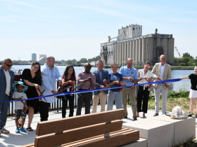 Harbor District Riverwalk Ribbon Cutting
