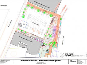 Proposed Boone & Crockett Riverwalk Site Plan