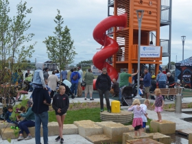 Harbor View Plaza during Harbor Fest 2019